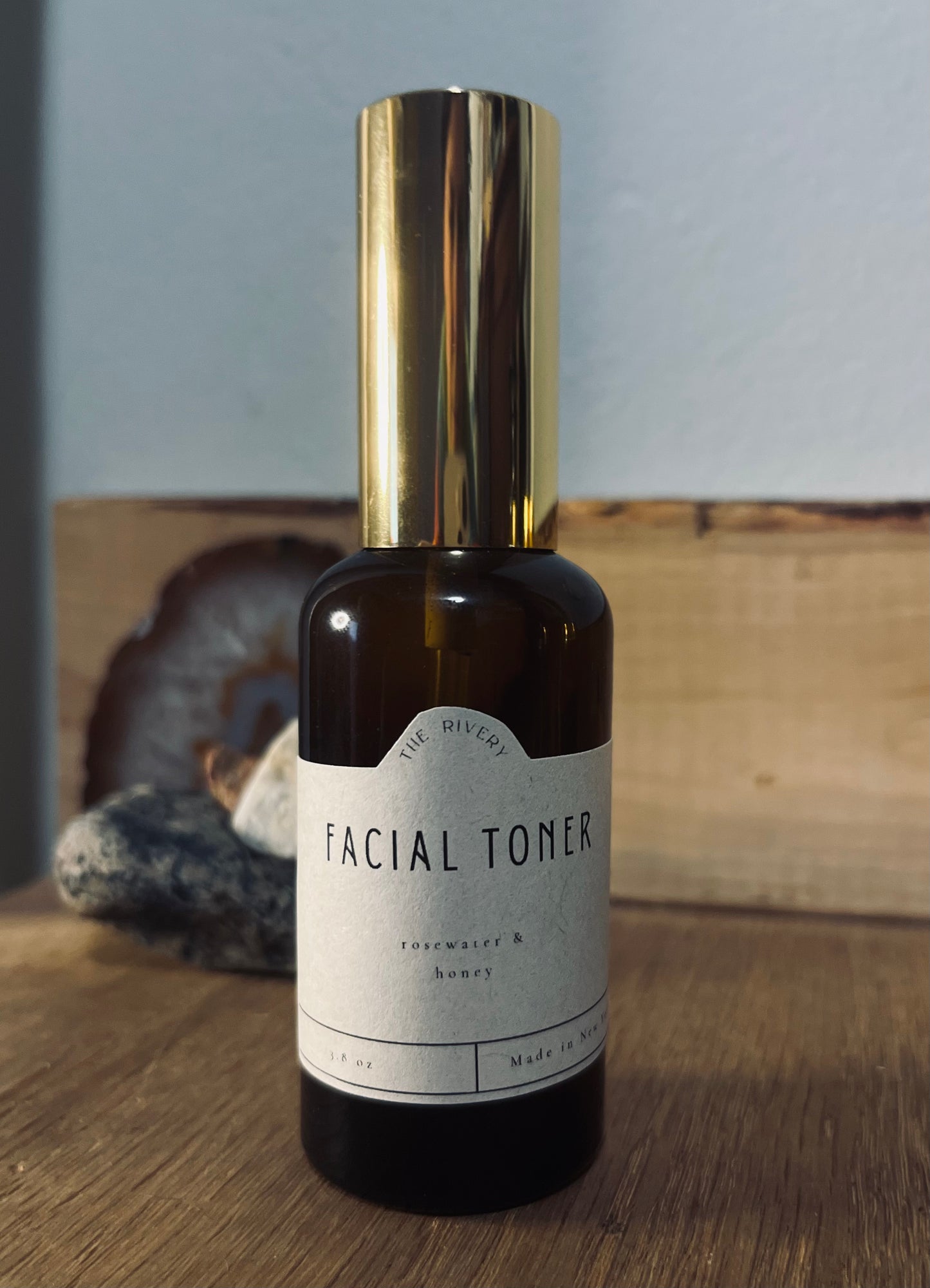 FACIAL TONER // rosewater & honey